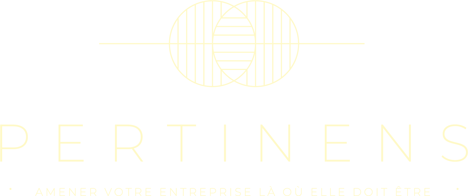 Logo agance Pertinens Logo de l'agence Pertinens spécialisée dans le conseil en marketing digital qui aide les entrepreneurs à atteindre leurs ambitions de développement.